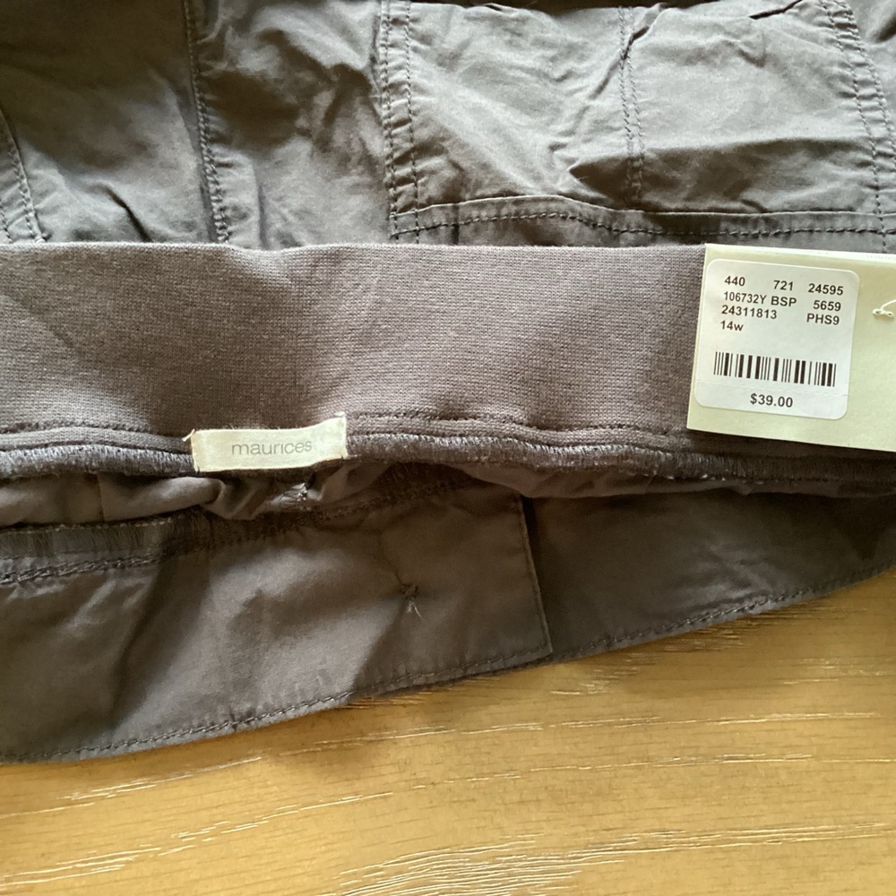Maurices Charcoal Women's Cargo Shorts
